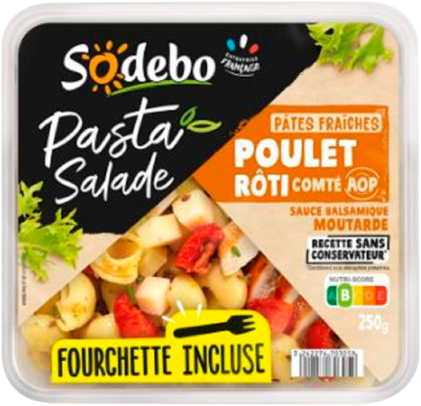 Pasta Salade Poulet Comté Aop Sodebo