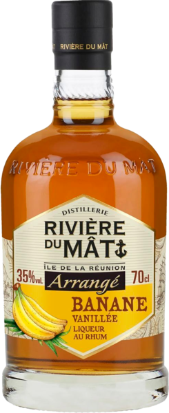 Rhum Arrangé Rivière Du Mât Banane Vanillée