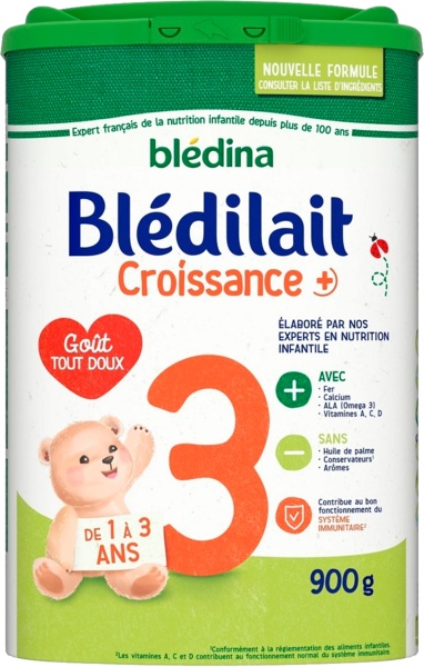 Bledilait Croissance + Bledina 