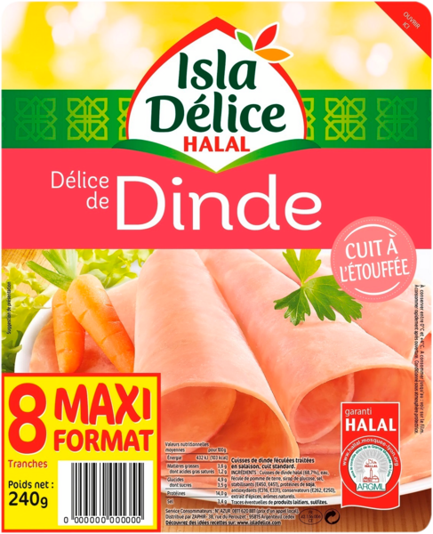 Délice De Dinde Halal Isla Délice