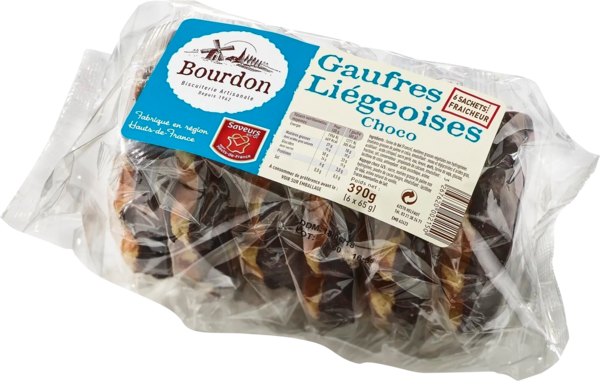 Gaufres Liégeoises Au Chocolat Bourdon