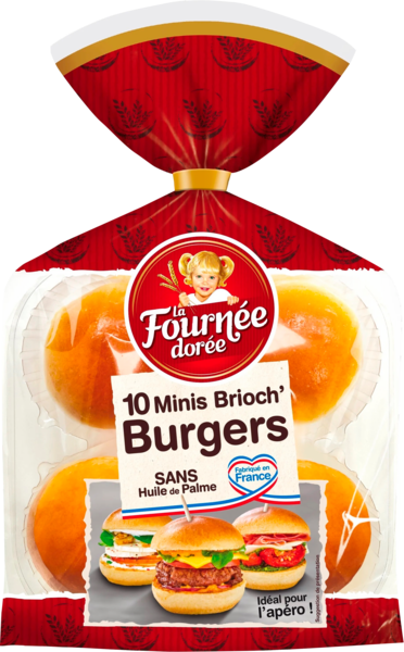Mini Brioch'burgers La Fournée Dorée