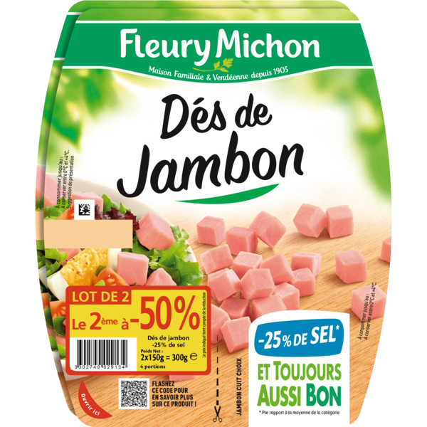 Dés De Jambon Fleury Michon