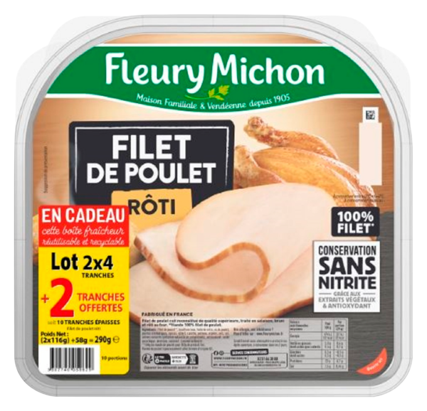 Filet De Poulet Rôti Fleury Michon