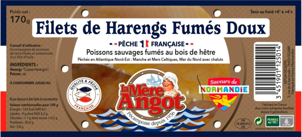 Filets De Harengs Fumés Doux La Mère Angot