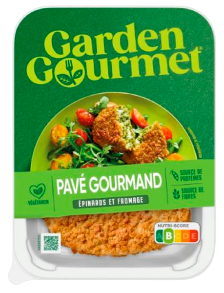 Pavé Gourmand Epinards Et Fromage Garden Gourmet