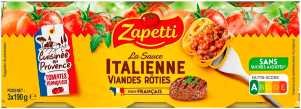 60% De Remise Immédiate Sur Le 2Ème Au Choix Sur Les Sauces Zapetti