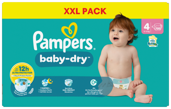 Couches Baby Dry Xxl T4 Pampers 