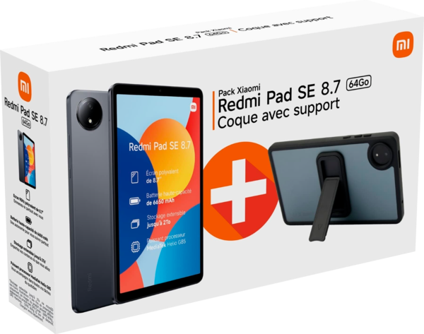 Pack Xiaomi Redmi Pad Se 4/64Go + Coque De Protection