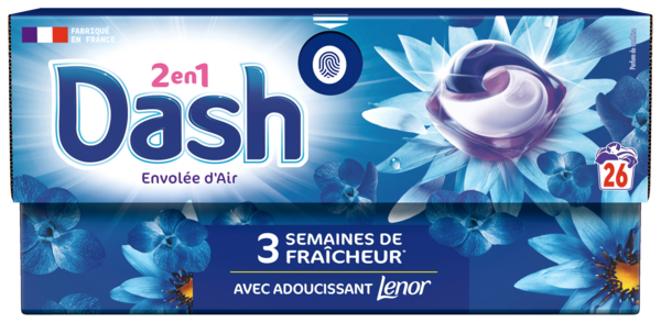 Lessive Capsule 2En1 Envolée D'air Dash