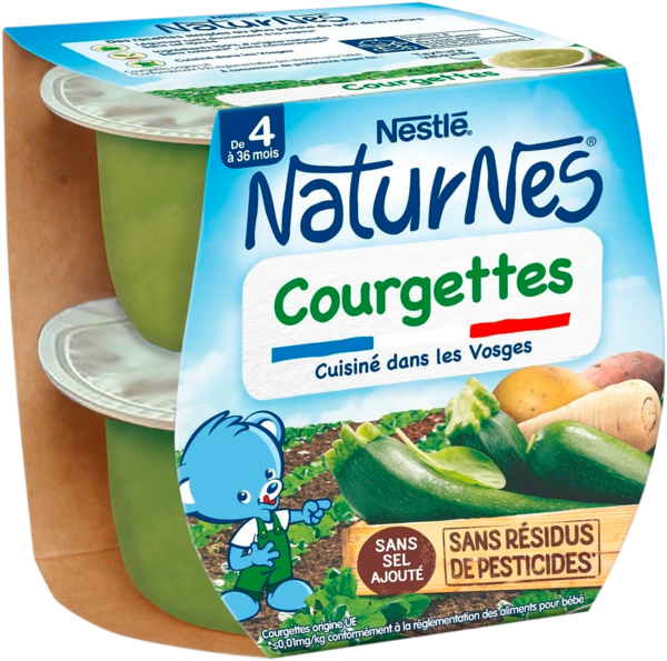 Petits Pots Courgettes Naturnes Nestlé