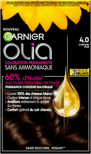Coloration Permanente Sans Ammoniaque Olia Garnier