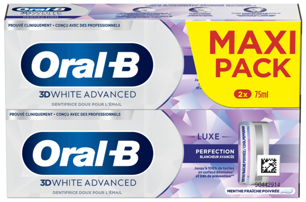 Dentifrice Oral B 3D White