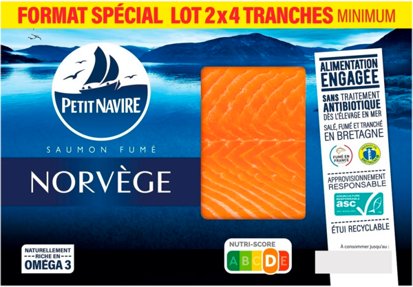 Saumon Fumé De Norvège Petit Navire 