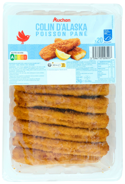 Panés De Poisson Auchan Auchan XXL : En gros, vous êtes toujours gagnant