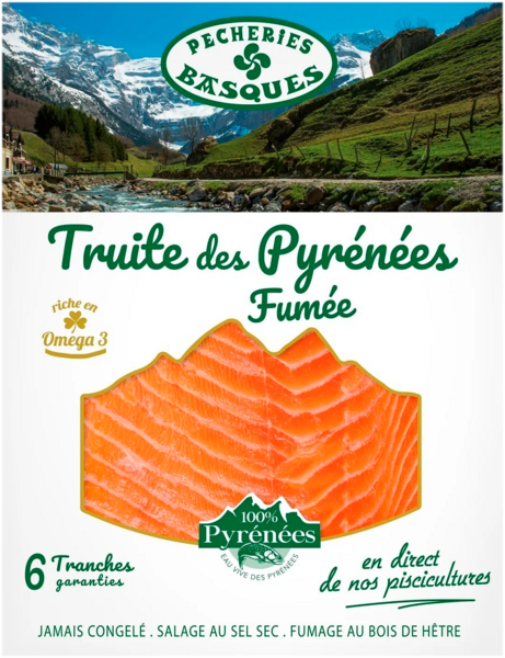 Truite Des Pyrénées Fumée Pêcheries Basques
