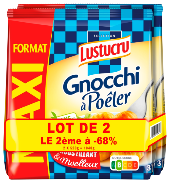 Gnocchi À Poêler Lustucru Auchan XXL : En gros, vous êtes toujours gagnant