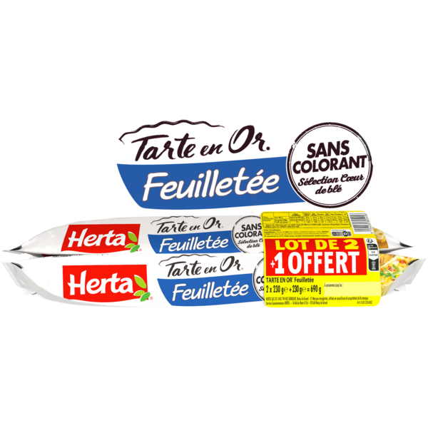 Tarte En Or Pâte Feuilletée Herta