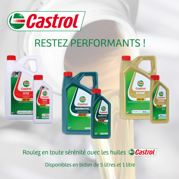 40% De Remise Immédiate Sur Les Huiles Auto Castrol