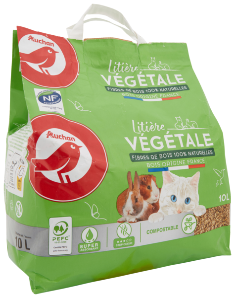 Litière Végétale Auchan