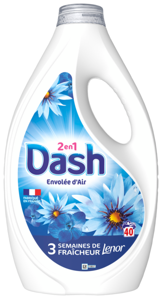Lessive Liquide 2 En 1 Envolée D'air Dash