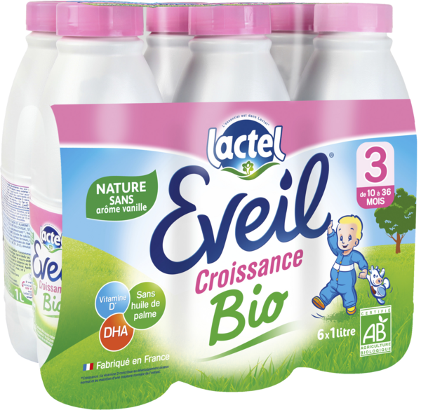 Eveil Croissance Nature Bio Lactel