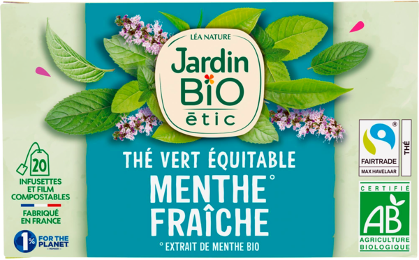 60% De Remise Immédiate Sur Le 2Ème Au Choix Sur La Gamme De Thé Et Infusion Jardin Bio
