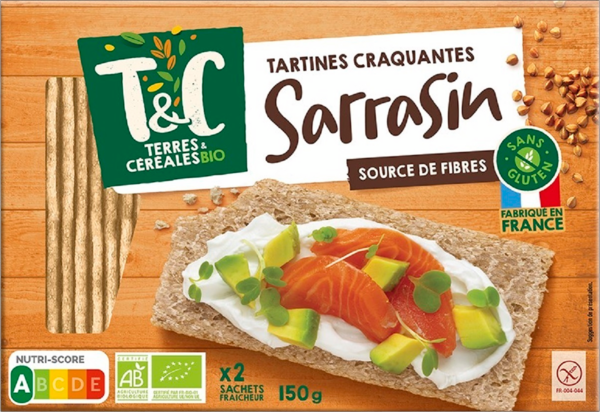 Tartines Craquantes Bio Au Sarrasin Terres Et Céréales Bio