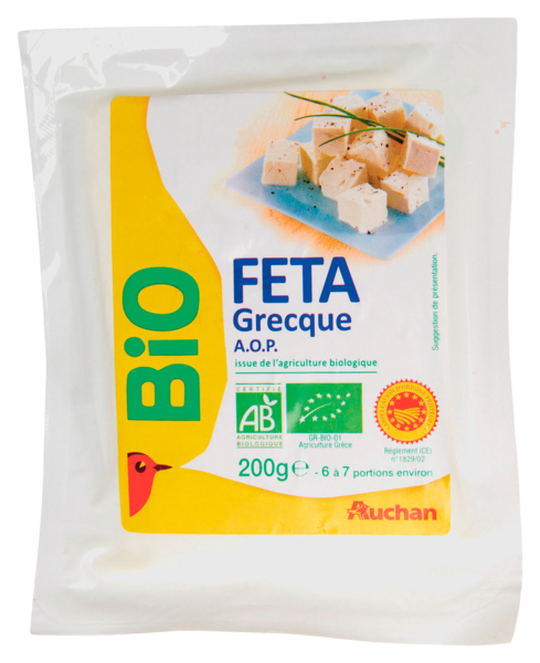 Feta Grecque Aop Auchan Bio 