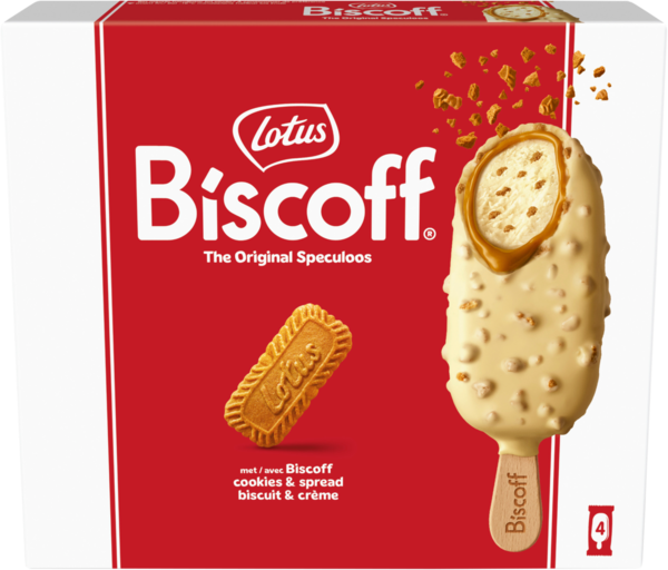 Glaces Chocolat Blanc Spéculoos Lotus