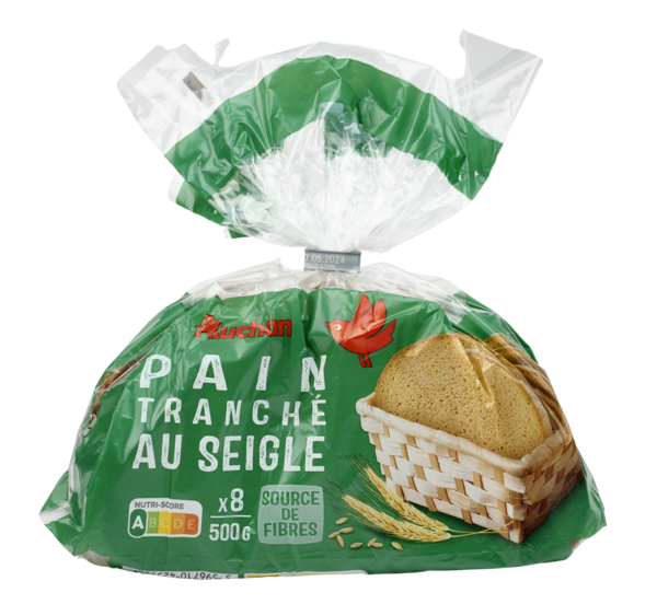 Pain Tranché Au Seigle Auchan