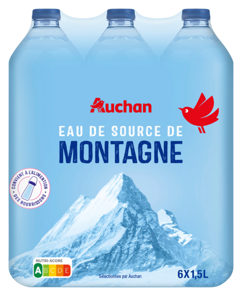 Eau De Source De Montagne Auchan