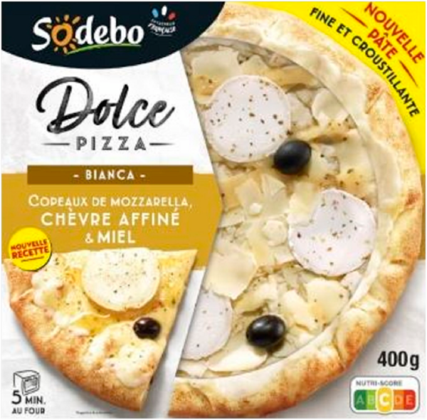 Dolce Pizza Bianca Chèvre Miel Sodebo
