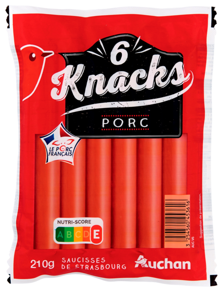 Knacks Au Porc Auchan