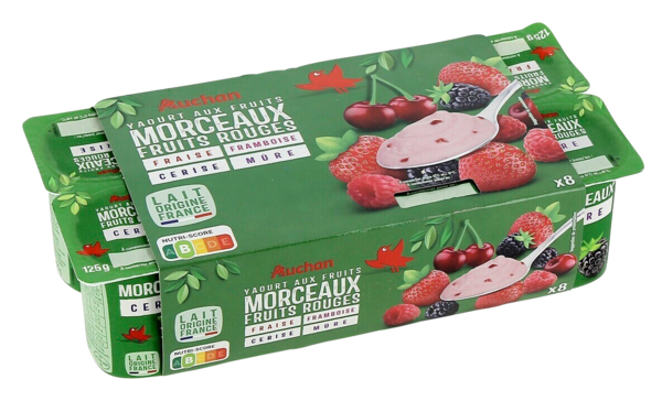 Yaourt Aux Fruits Avec Morceaux Auchan