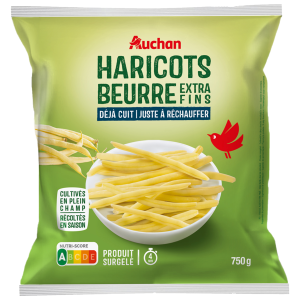 Haricots Beurre Extra Fins Surgelés Auchan