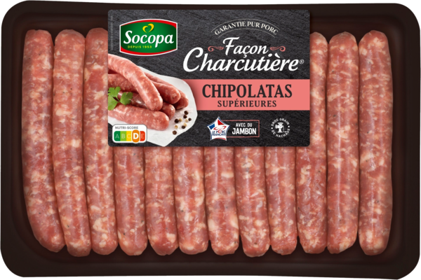 12 Chipolatas Façon Charcutière Socopa