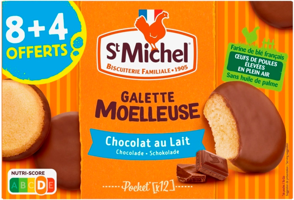 Galette Moelleuse Au Chocolat Au Lait St Michel