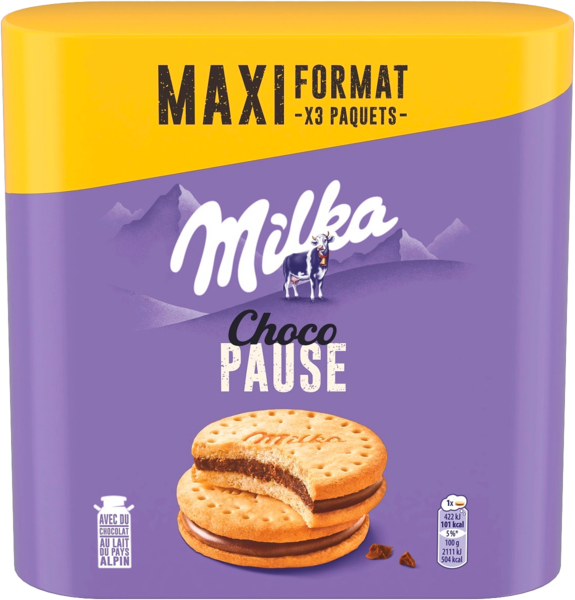 Biscuits Choco Pause Milka