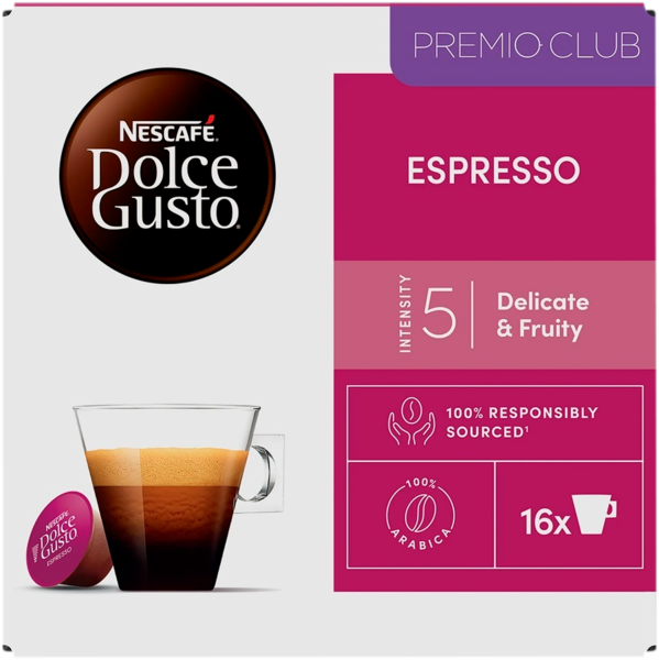 Caspules Espresso Dolce Gusto 