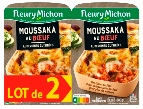 Moussaka Boeuf Aubergine Fleury Michon
