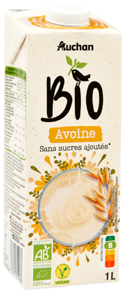 Boisson Avoine Auchan Bio