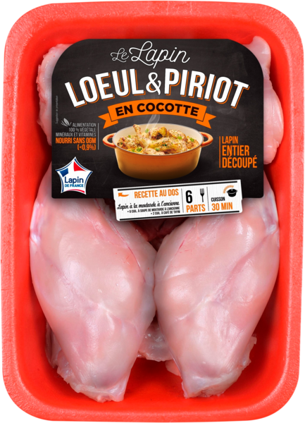 Lapin Entier Découpé Loeul & Piriot