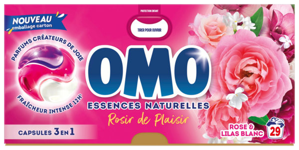34% De Remise Immédiate Sur La Gamme Des Lessives Capsules Omo