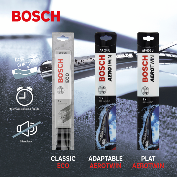 25% D'économie Sur Les Balais Essuie-Glace Bosch Auchan Embarquement immédiat pour les prix bas
