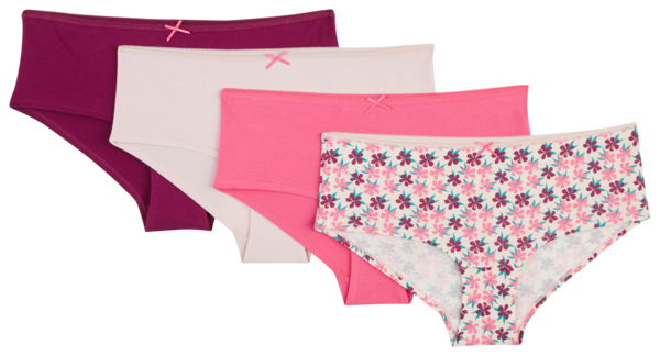 Lot De 4 Shorties Femme Inextenso Auchan Embarquement immédiat pour les prix bas