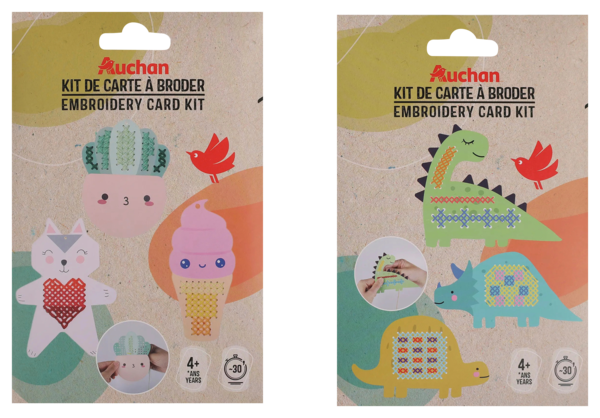 Kits Loisirs Créatifs Enfants Dinosaures Et Kawai Auchan Auchan Embarquement immédiat pour les prix bas