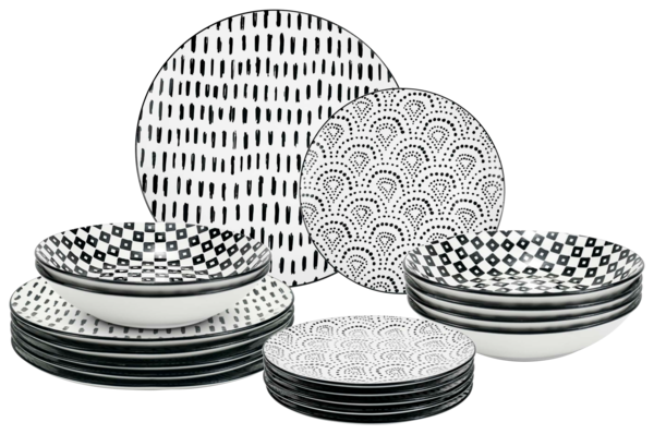 Service De Table 18 Pièces Actuel Auchan SOLDES : jusqu'à -70% !
