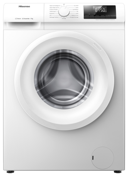 Lave-Linge Hisense W814Lem Auchan SOLDES : jusqu'à -70% !