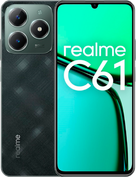 Pack Smartphone Realme C61 4G 256Go Avec Chargeur Auchan SOLDES : jusqu'à -70% !